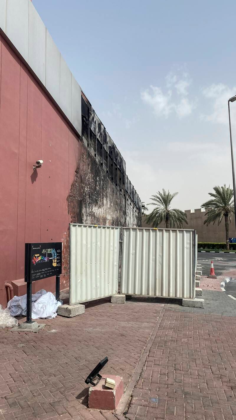 Firefighters from Dubai Civil Defence managed to get the fire under control within 10 minutes. 
