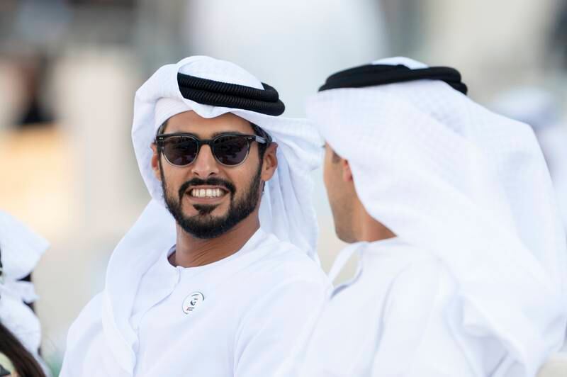 Sheikh Zayed bin Hamdan attends the Union Parade.
Hamad Al Kaabi / Presidential Court 
