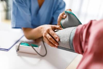 A major UAE study has sounded the alarm over widespread high blood pressure among the Emirati population. Getty Images