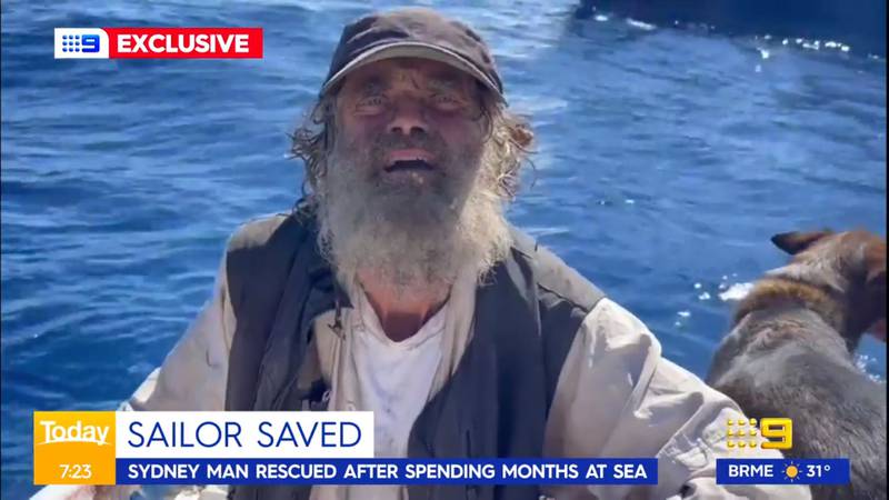 Real-life 'Cast Away': Australian sailor and his dog survive two months  lost at sea