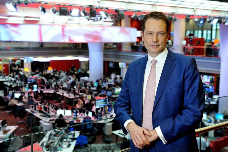 Jim Egan, the chief executive of BBC Global News, sees the move to mobile phones as just the latest phase of change at the broadcaster, which has transitioned from radio to black-and-white television, then to colour TV, teletext and so on. ‘Technology has always been an important thing for the BBC,’ he says. Courtesy BBC