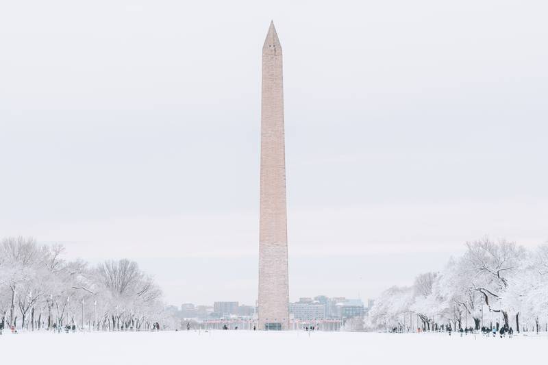 The Washington Monument is an obelisk within the National Mall in Washington, DC, built to commemorate George Washington, once commander-in-chief of the Continental Army in the American Revolutionary War and the first president of the US, for which President's Day originated. Photo by Yohan Marion on Unsplash