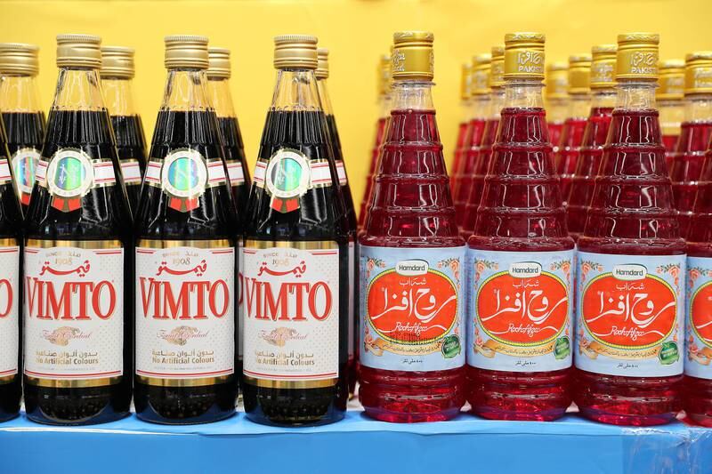 Bottles of Vimto are a perennial favourite for Ramadan food shoppers.