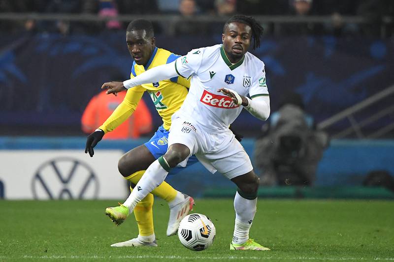 =6) Moses Simon (Nantes) Six assists in 18 games. AFP