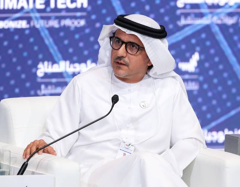 Musabbeh Al Kaabi, head of Adnoc's international growth directorate, speaks at the forum