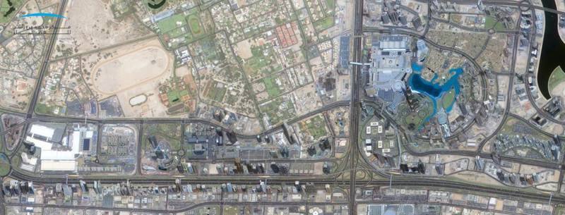 The Dubai Expo site captured by KhalifaSat in 2019. The much-anticipated event is set to begin on October 1, 2021. MBRSC