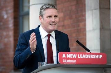 In his keynote address to the Labour Party’s online conference, leader Keir Starmer told MPs to get serious about winning. Reuters 