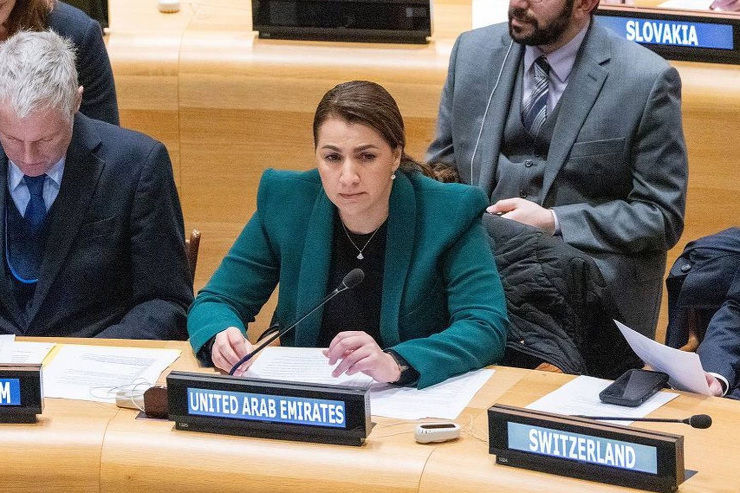 UAE Minister of Climate Change and Environment delivers climate statement