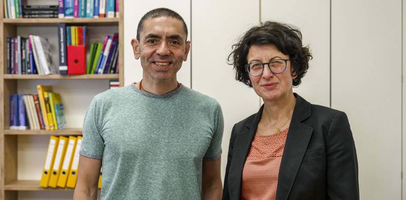  Prof. Dr. med. Ugur Sahin ist Wissenschaftler und verfügt über mehr als 60 unabhängige Patente in zahlreichen Bereichen wie Life Science und Biotechnologie und Dr. Özlem Türeci ist Medizinerin und hat über 20 Jahre Erfahrung in der Krebsforschung. Ihr Schwerpunkt liegt auf der Erforschung neuer immuntherapeutischer Wirkstoffe und der Entwicklung von Antikörpern und impfstoffbasierten Behandlungskonzepten für solide Tumore, Interview 02.05.2018 *** Prof Dr med Ugur Sahin is a scientist with more than 60 independent patents in a variety of fields, including life science and biotechnology. Dr Özlem Türeci is a physician with over 20 years of cancer research experience. Her focus is on research into new immunotherapeutic agents and development of Antibodies and Vaccine-Based Treatment Concepts for Solid Tumors Interview 02 05 2018No Use Switzerland. No Use Germany. No Use Japan. No Use Austria. Reuters