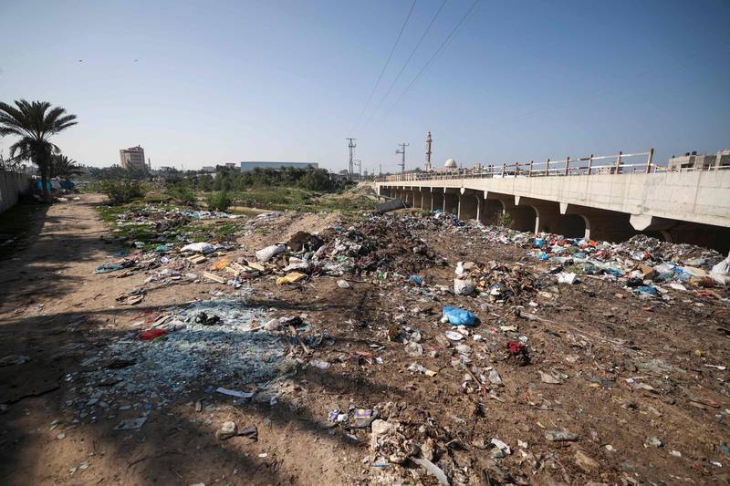Gaza's poor infrastructure cannot manage the waste produced by a population that has grown rapidly to 2.3 million.