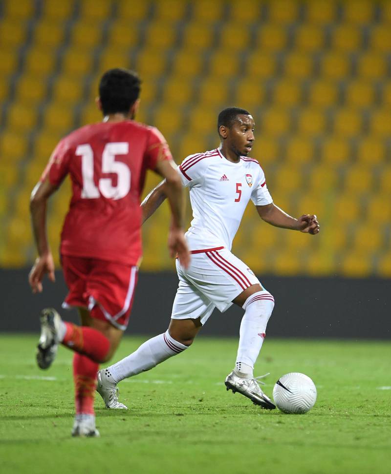 UAE midfielder Ali Salmeen.