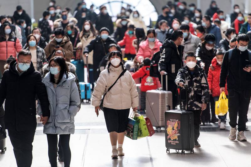 An estimated 226 million domestic trips were made during the holiday week that ended on Friday in China. AFP