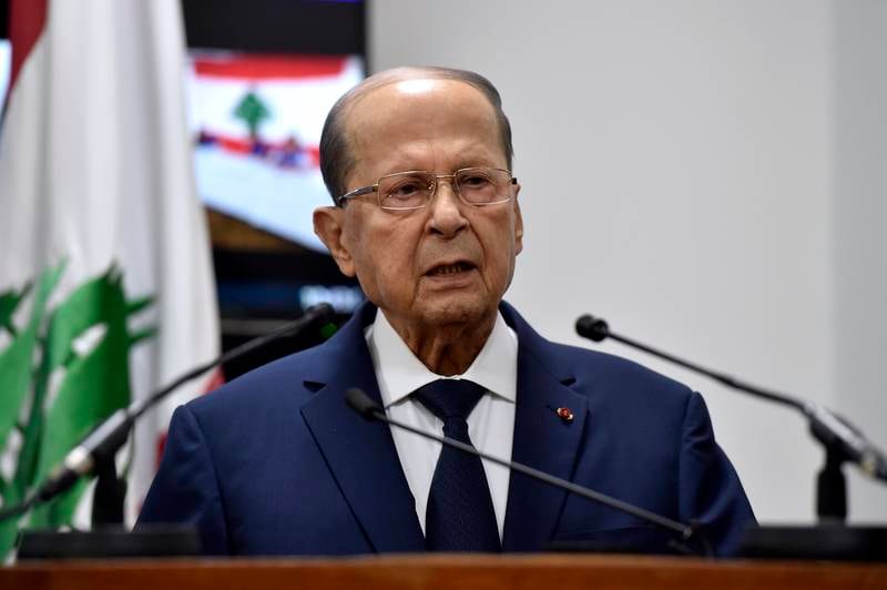 Michel Aoun has been Lebanon's president since 2016. EPA