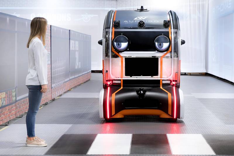 Jaguar Land Rover's experimental vehicle has virtual 'eyes'. Jaguar Land Rover