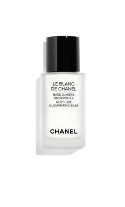 Chanel Le Blanc De Chanel Multi-Use Illuminating Base. This highlighter illuminates the complexion and evens skin tone. Dh215 at Bloomingdale's. Photo: Chanel