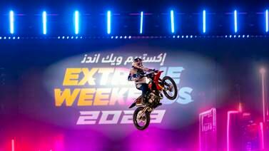 An image that illustrates this article Heart-stopping stunts open Extreme Weekends in Abu Dhabi