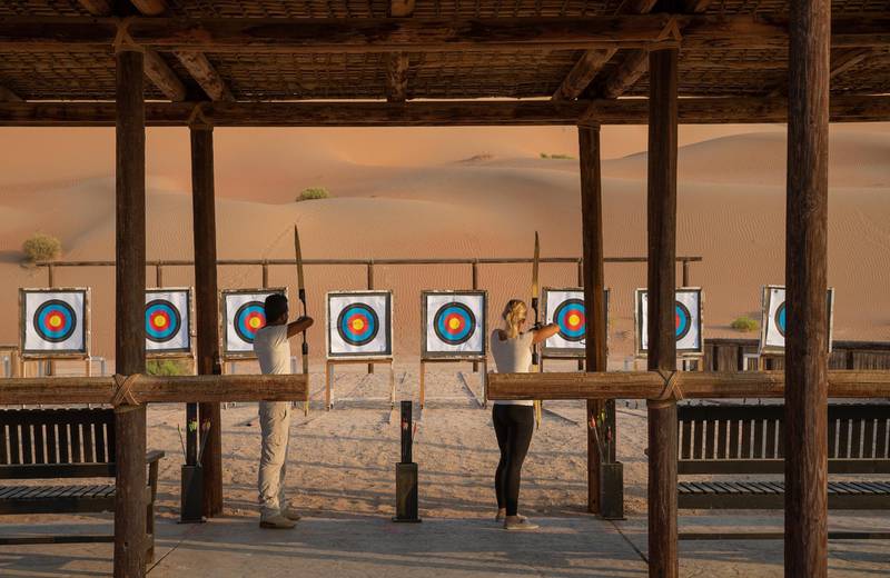 Activities and facilities at Qasr Al Sarab have been marked as safe as part of the hotel's Go Safe certification 