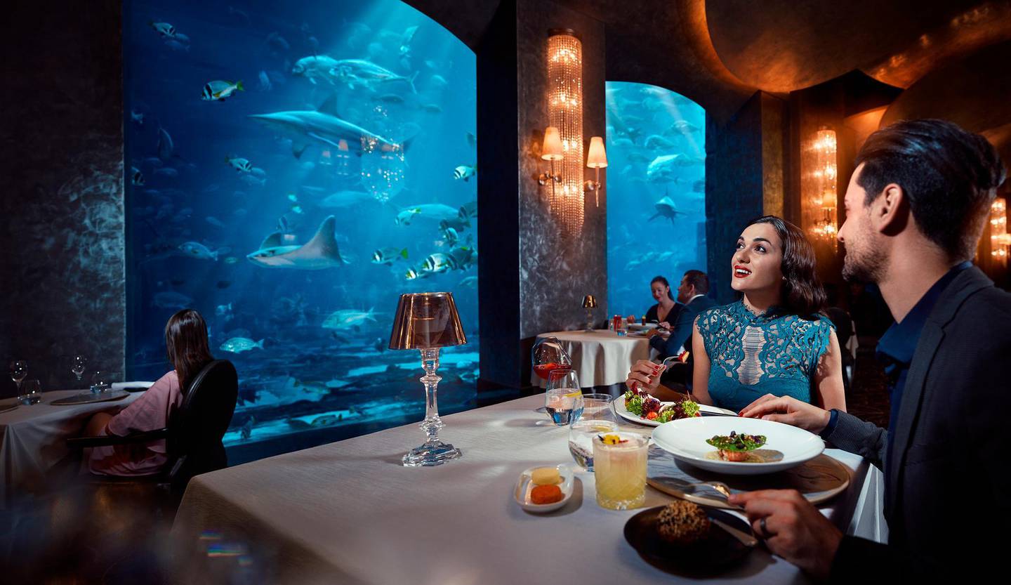 Ossiano is Dubai's award-winning underwater restaurant at Atlantis, The Palm. 