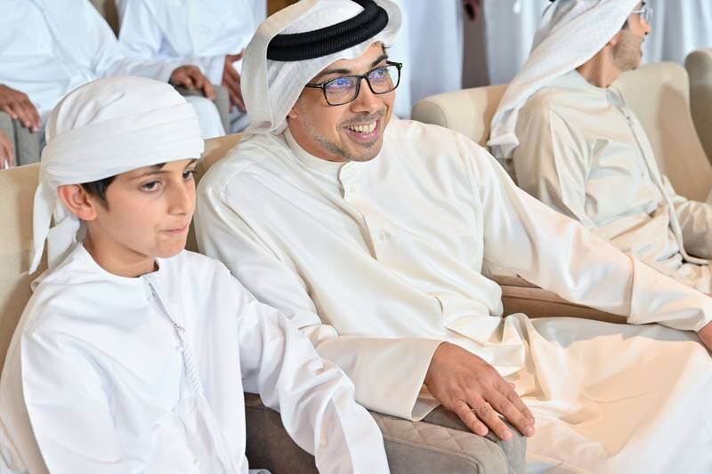 Sheikh Mansour  wished the UAE FA continued success in organising the UAE Pro League, which is helping to further advance Emirati football.