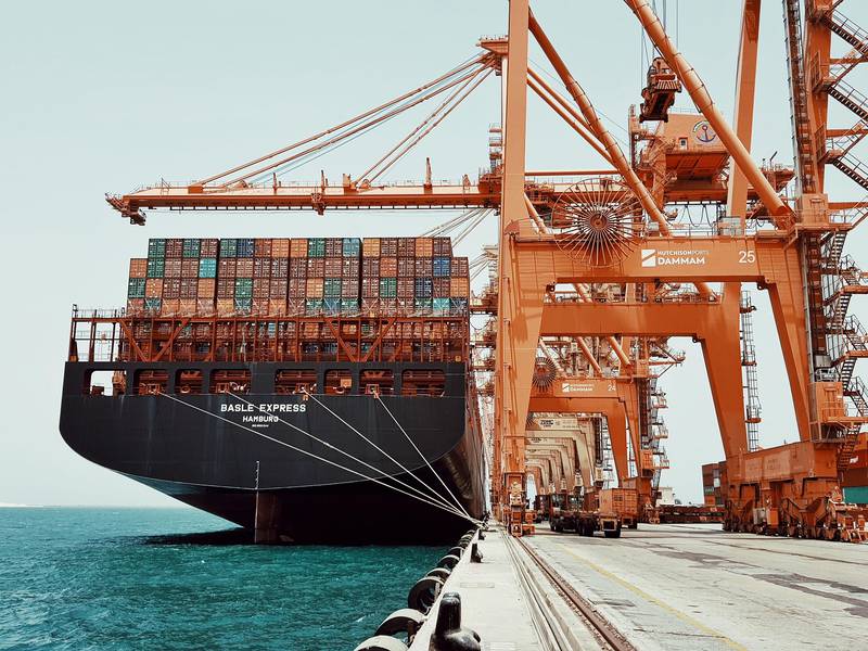 The new logistics park at Dammam's King Abdulaziz Port will have a handling capacity of 300,000 20-foot equivalent units.