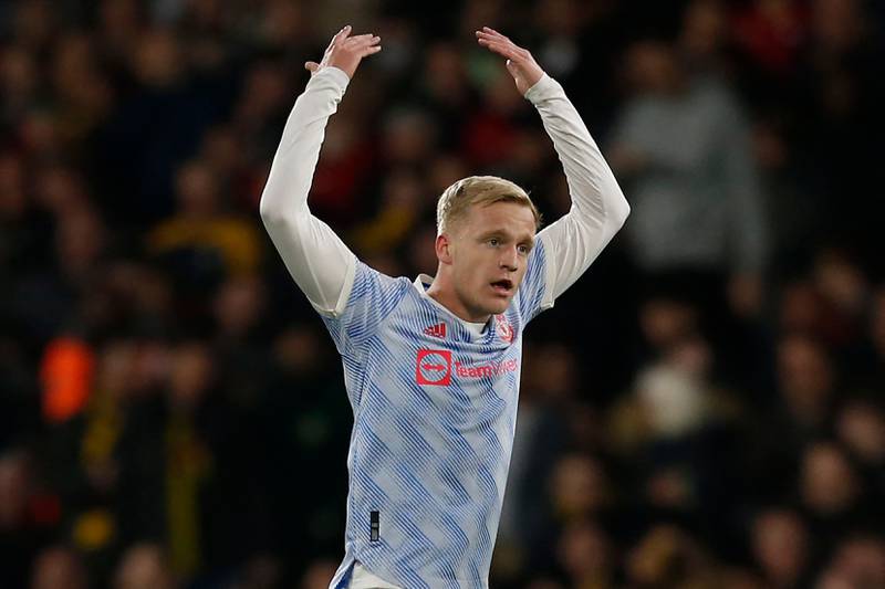 Donny van de Beek - Has cut a frustrated figure at Old Trafford since arriving from Ajax for €39m in August 2020. Solskjaer's preferred midfield pairing of Fred and Scott McTominay was plenty destructive but lacked the creativity and slick passing of the Dutch international. Scored the last goal of Solskjaer's reign in the defeat at Watford after coming off the bench. Verdict: MISS. AFP