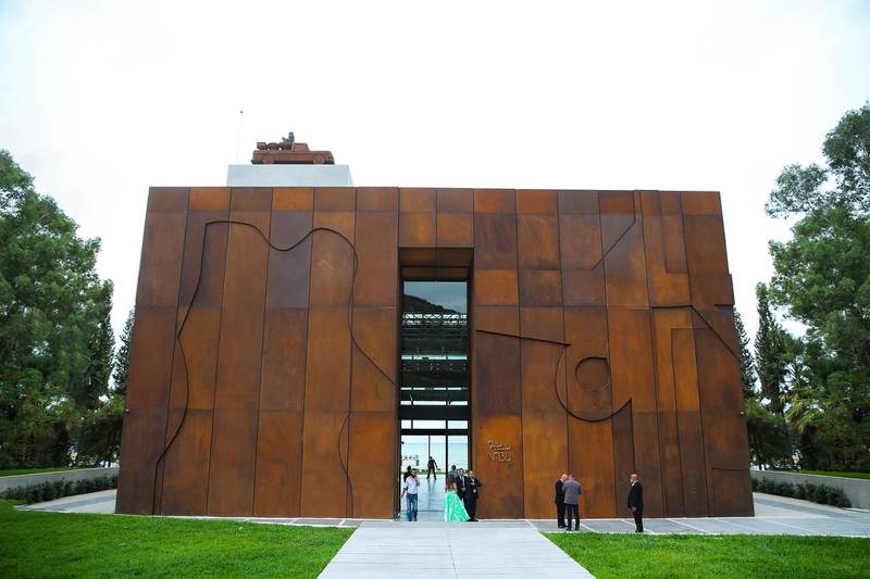 An exterior shot of the Nabu Museum in North Lebanon 