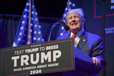 Former US president Donald Trump is seen as the front-runner to secure the Republican nomination for the 2024 presidential election. AP