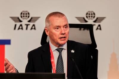 Iata director general Willie Walsh urged plane makers, regulators and airports to play their part in the push to meet net-zero targets. Reuters