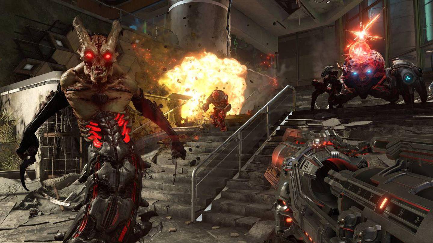 Doom Eternal will be available on PC, PS4, Xbox One, Stadia and Nintendo Switch in March.