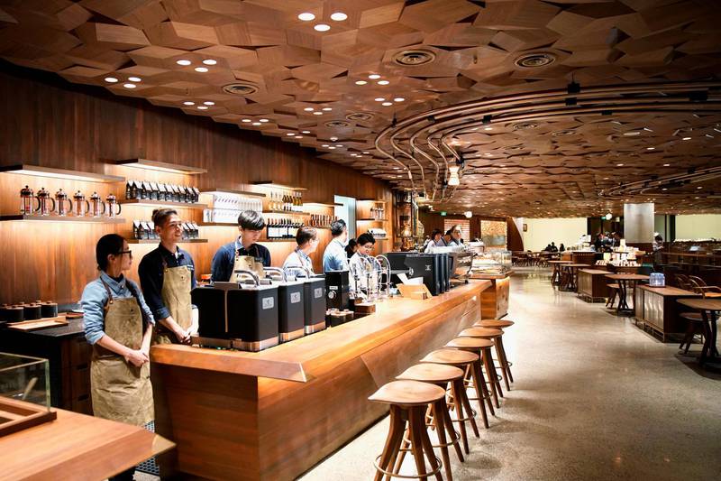 The new Starbucks Reserve Roastery in Shanghai. Aly Song / Reuters