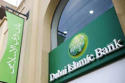 A branch of Dubai Islamic bank on Jumeirah Beach road. Lee Hoagland / The National