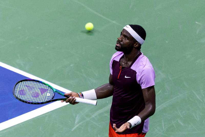 USA's Frances Tiafoe lost to Spain's Carlos Alcaraz in an epic US Open semi-final. AFP