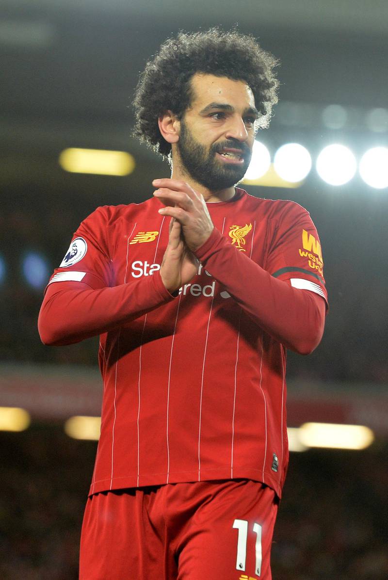 Mohamed Salah of Liverpool. EPA