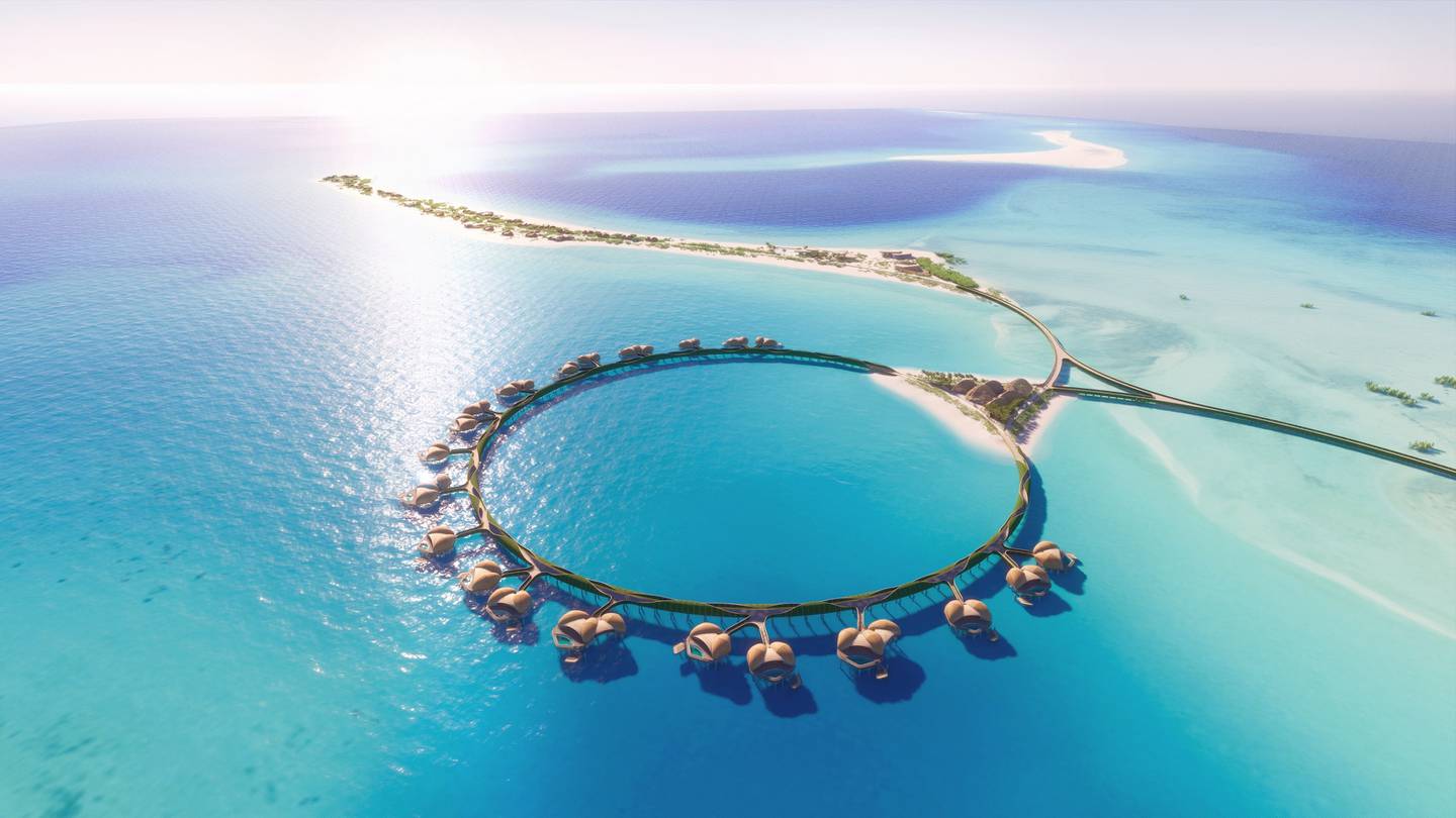 When it opens in 2023, Nujuma, a Ritz-Carlton Reserve, will form part of The Red Sea project. Photo: Marriott International