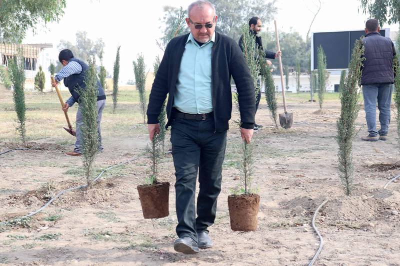 Iraqi volunteers started planting thousands of trees in the war-ravaged city of Mosul, hoping to make the former ISIS stronghold greener and counter desertification. AFP