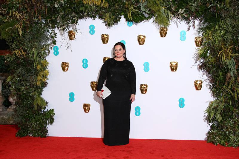 Actress Melissa McCarthy wearing St John at the 2019 Bafta Awards ceremony at the Royal Albert Hall in London, on February 10, 2019. AFP