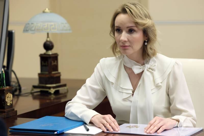 Maria Alekseyevna Lvova-Belova, Russian Presidential Commissioner for Children's Rights. EPA