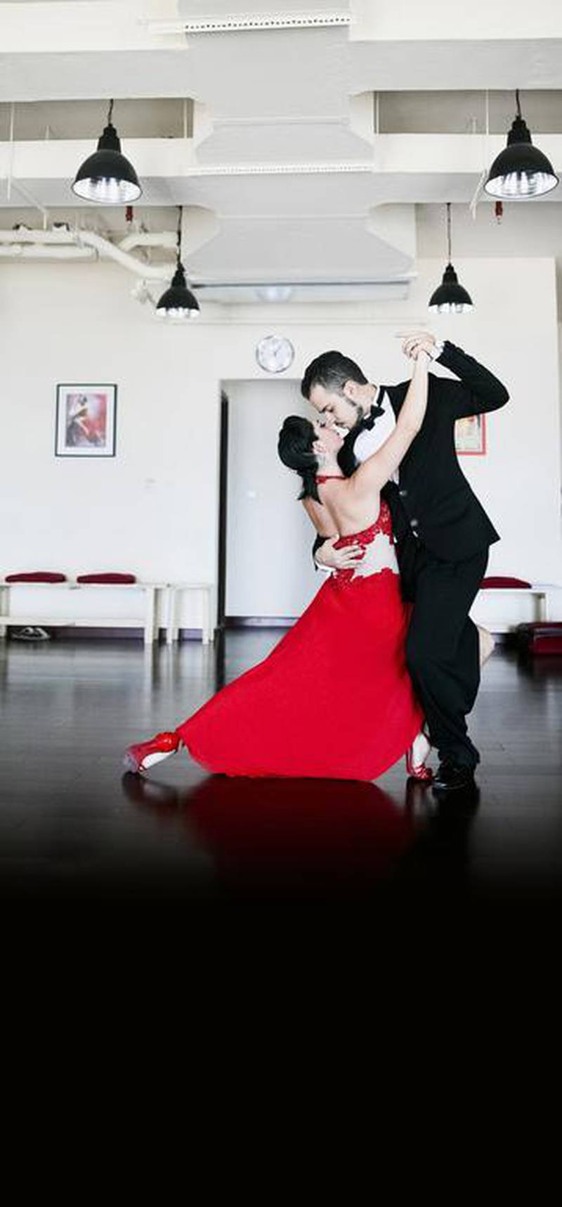Dance instructors Julian Vilardo and Daniela Barria from Tango-OK in Dubai. Lee Hoagland/The National