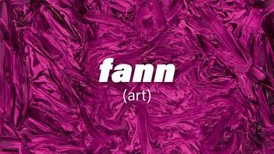 Fann is the Arabic word for art, and can be either a verb or an adjective
