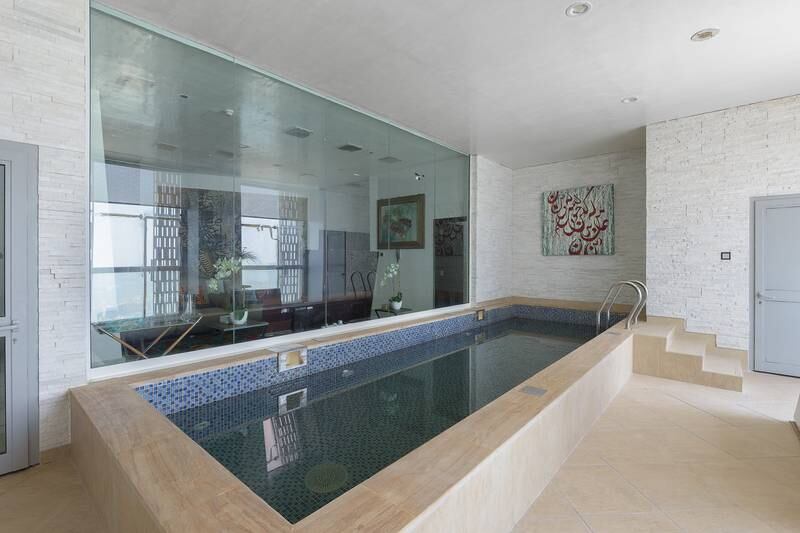 One of the main selling points is the indoor pool.