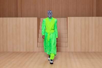 A model walks the runway during the Louis Vuitton Menswear spring/summer 2022 show as part of Paris Fashion Week on June 22, 2021 in Paris, France. Getty Images