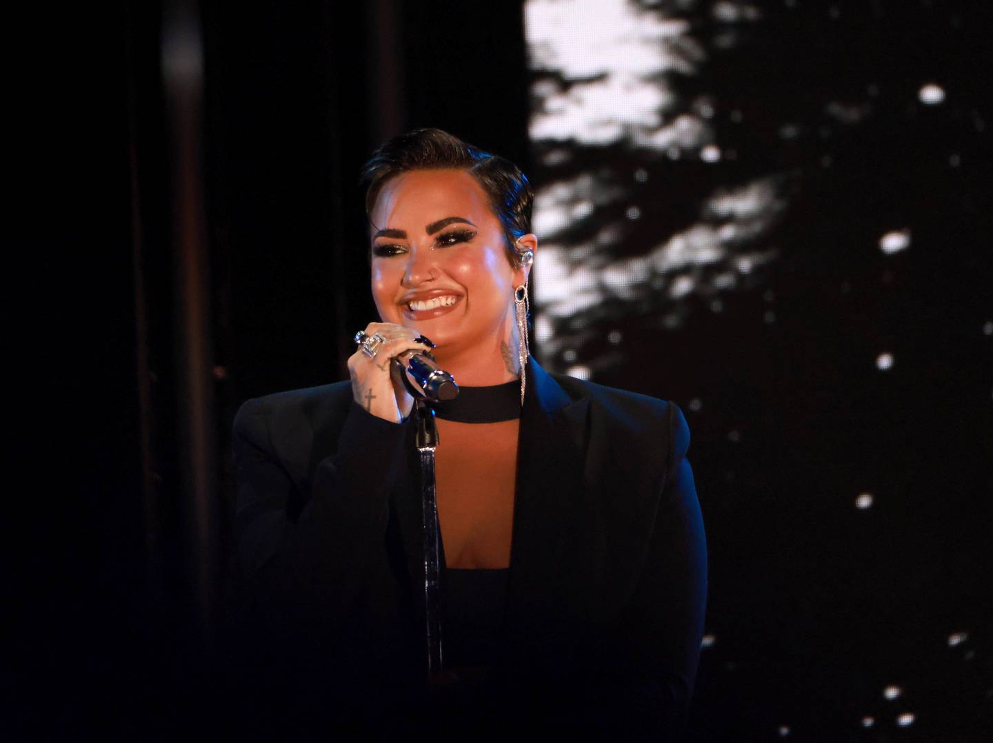 Demi Lovato is performing at the Coca-Cola Arena on Saturday. Reuters