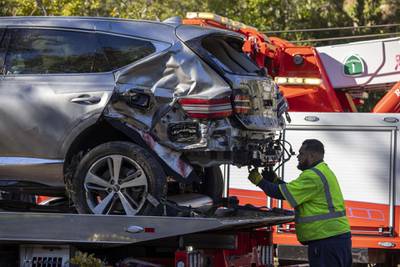 2021 car accident – Involved in serious crash in Los Angeles, sustains multiple leg injuries. AFP