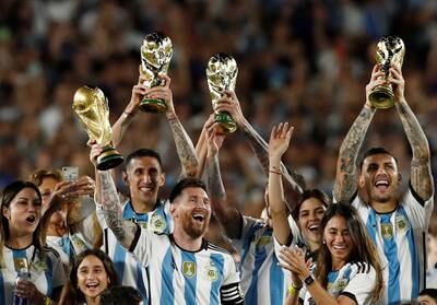 The 2030 World Cup will begin in South America before moving to Spain, Portugal and Morocco. Reuters