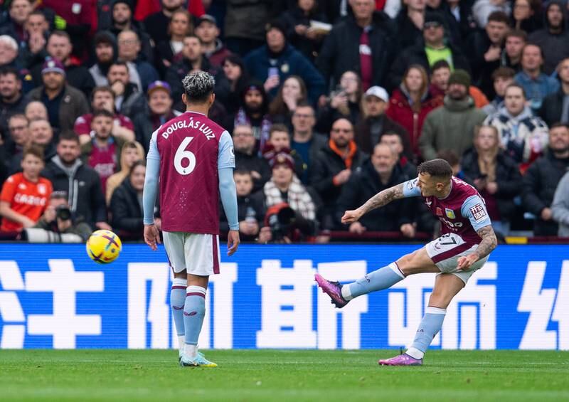 LB: Lucas Digne (Aston Villa). Fired home an outrageous free-kick to help Villa on their way to a 3-1 win over Manchester United. Strong defensively, too, as United struggled to create chances at Villa Park. EPA