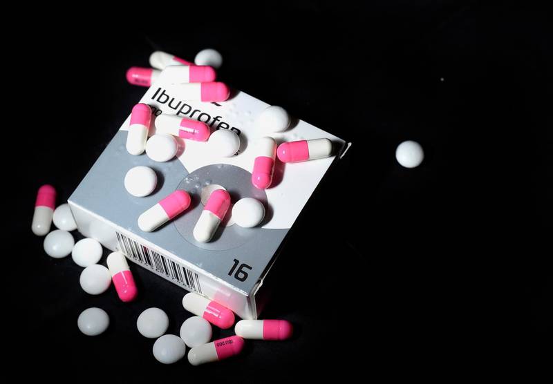Stock photo of Ibuprofen. PA Images / Reuters