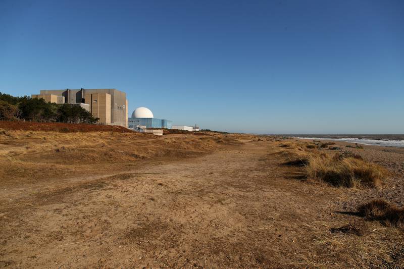 EDF's Sizewell B nuclear power station in Suffolk. PA