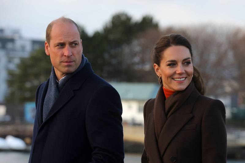 Prince William and Kate visit the Harbour Defences of Boston, as the city contends with rising sea levels. AFP