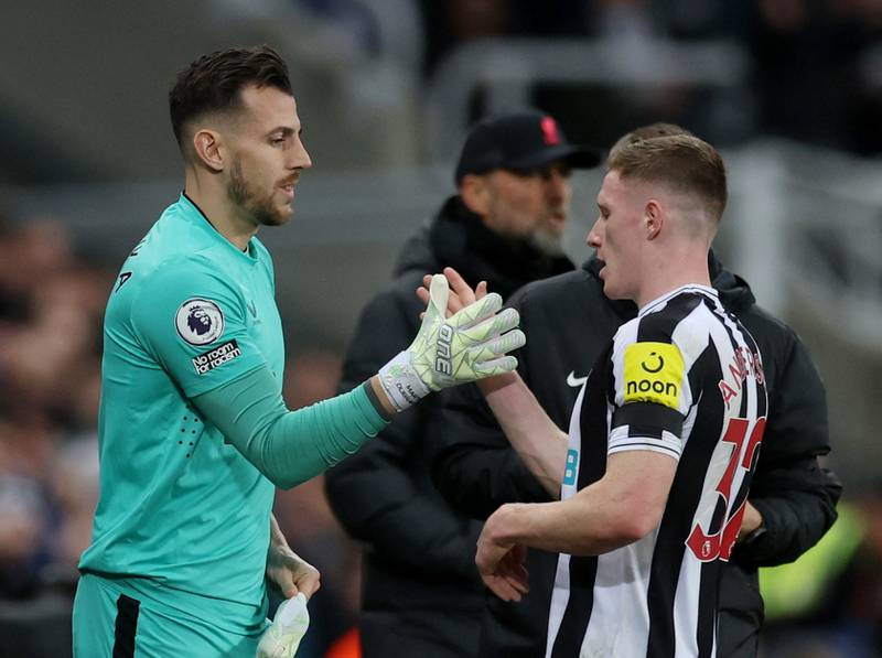SUBS: Martin Dubravka (Elliot, 24') – 7. Came on with the Magpies already two goals down. Made several saves to keep the scoreline respectable.
Action Images
