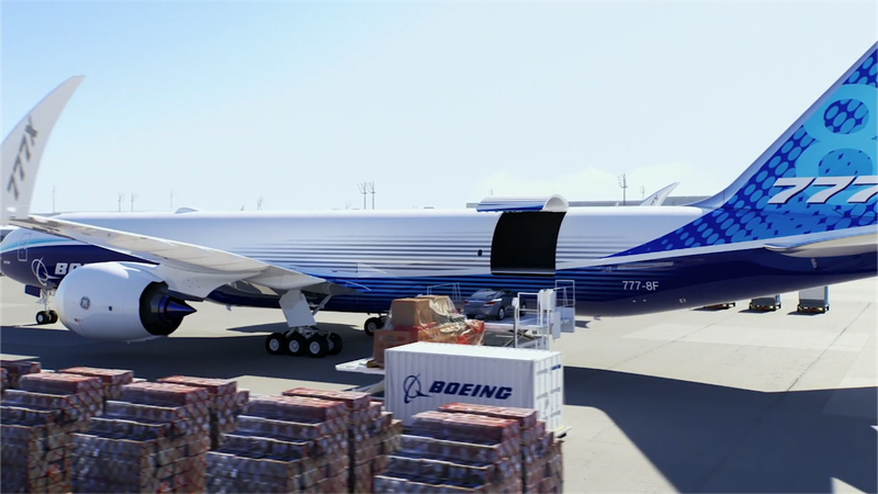Boeing's first 777-8 freighter is expected to make its debut in 2027. Photo: The National